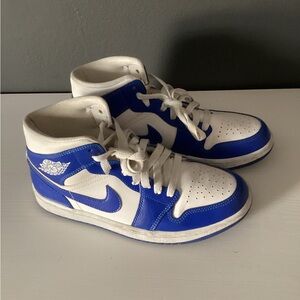 Nike Air Jordan  Royal Blue and White Sneakers Womens size 5